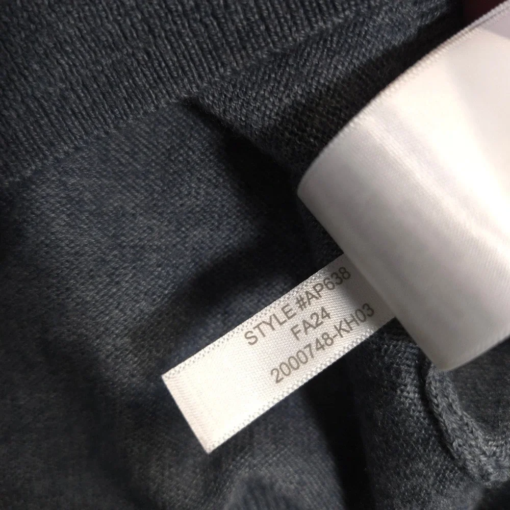 J Crew Sweater‎ Mens L Gray Heather Merino Wool Blend Crewneck Pullover Preppy